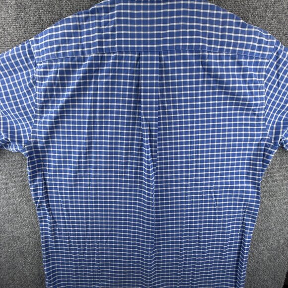 Blue Checkered Men's Shirt - Picture 15 of 15